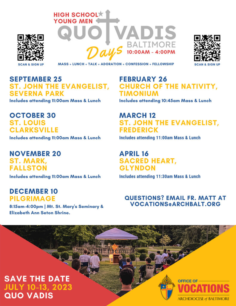 Quo Vadis Vocations