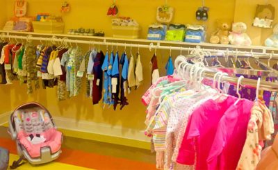 Through the generosity of supporters, the Women’s Care Center in Overlea is stocked with clothing, car seats and other supplies for expecting parents . (Kevin J. Parks/CR Staff)