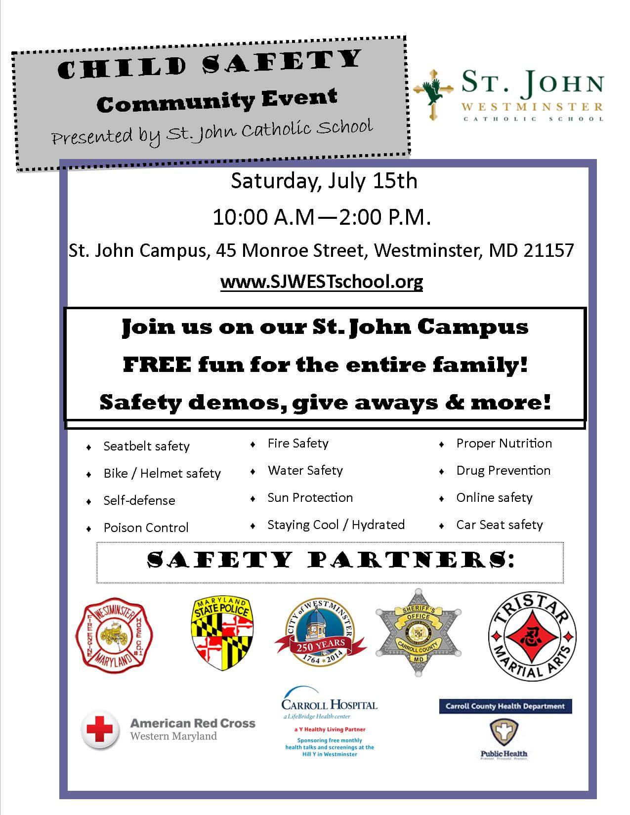 Child Safety Community Event Archdiocese of Baltimore