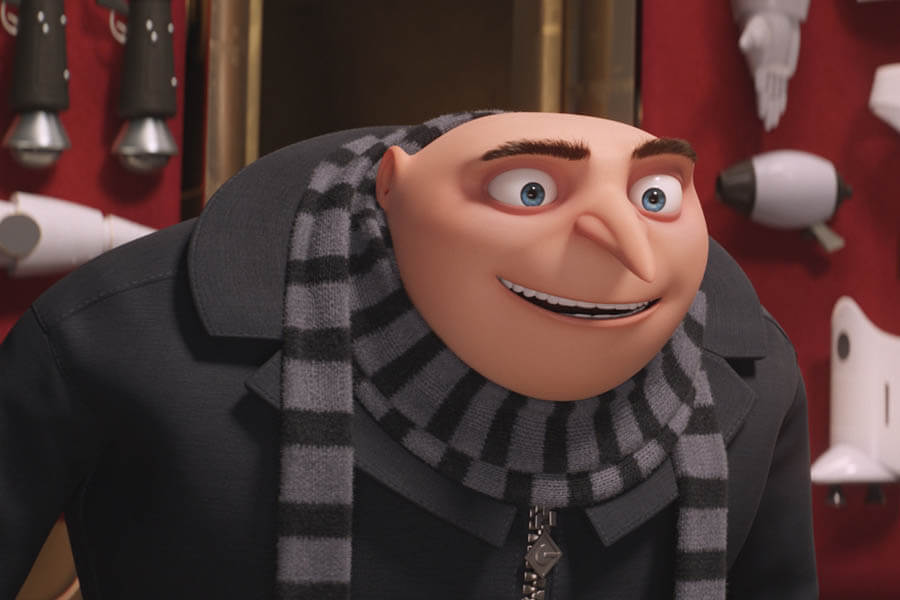 Gru, voiced by Steve Carell, appears in the animated movie "Despicable...