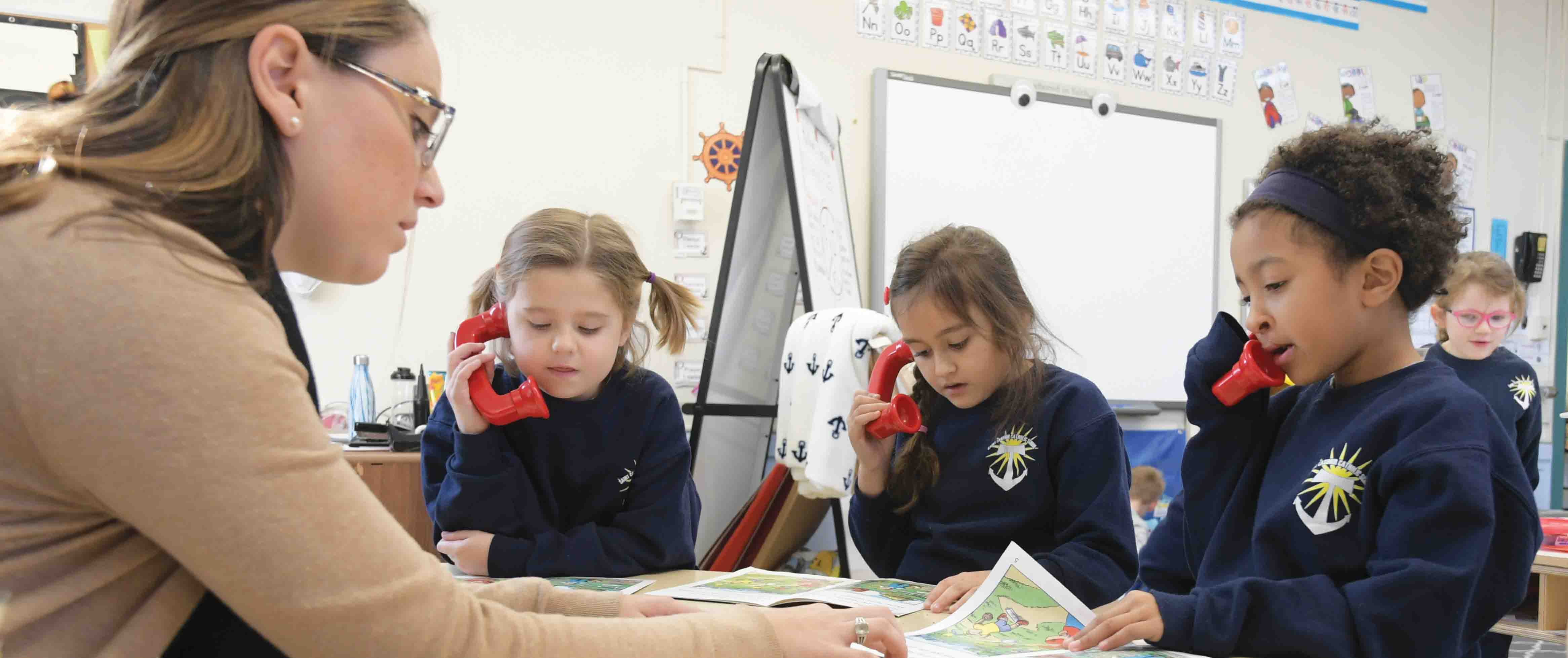 Changing places St. Casimir School makes use of varied seating options