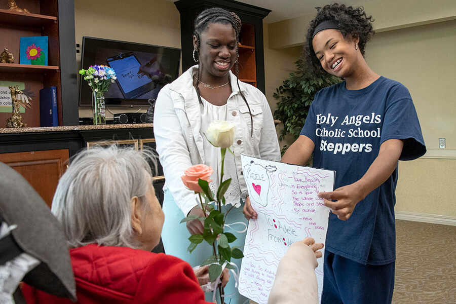 Spirit of service begins early at Holy Angels Archdiocese of Baltimore