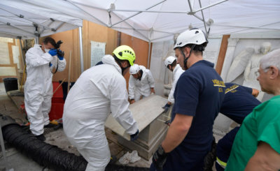 Vatican workers open tombs
