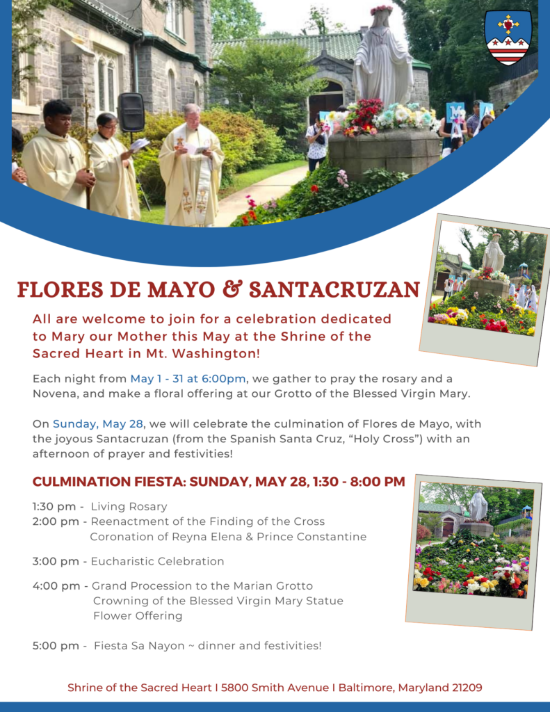 Flores de Mayo Fiesta Archdiocese of Baltimore