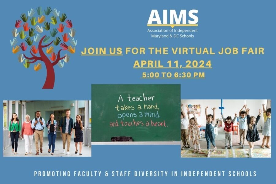 AIMS Virtual Job Fair Poster