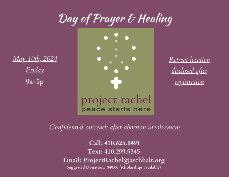 Project Rachel Day of Prayer and Healing Flyer