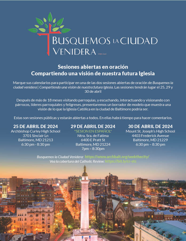 Spanish only seek the city open sessions flyer
