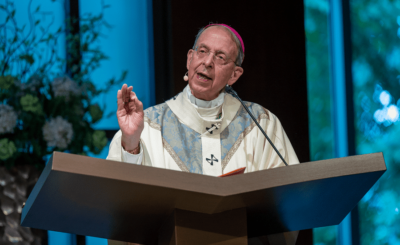 Archbishop Lori at schools convocation mass
