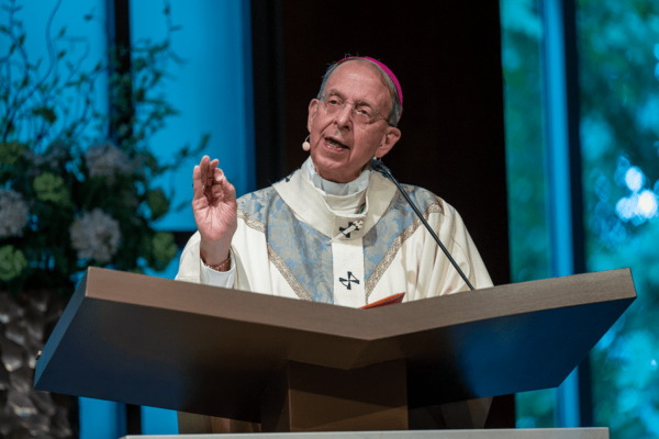 Archbishop Lori at schools convocation mass