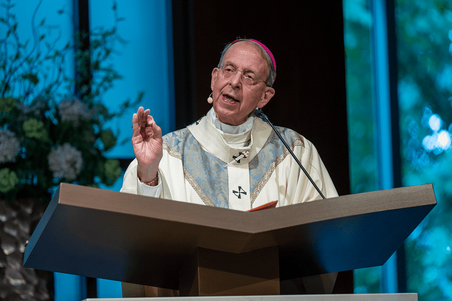 Archbishop Lori at schools convocation mass
