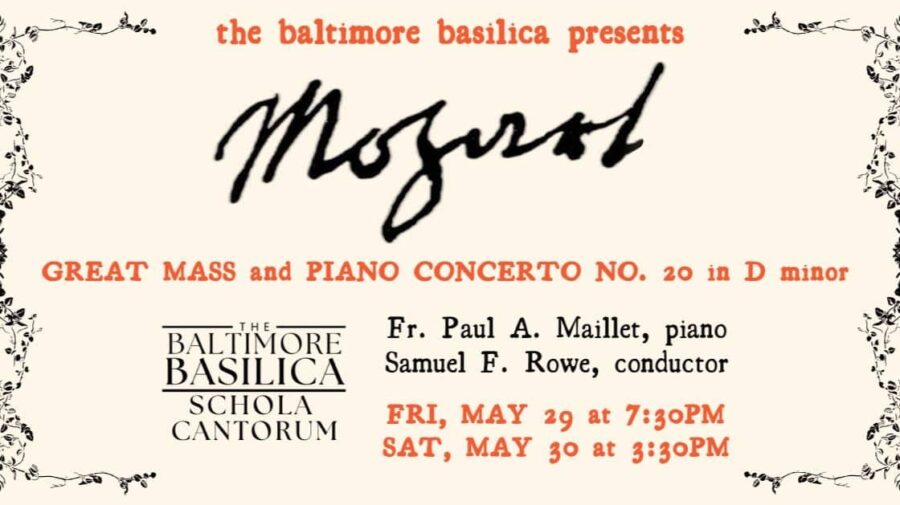 Mozart's Great Mass flyer