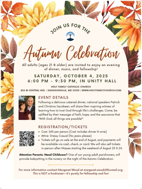 autumn celebration flyer