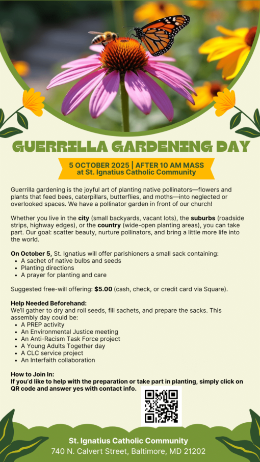 Guerrilla Gardening Day flyer