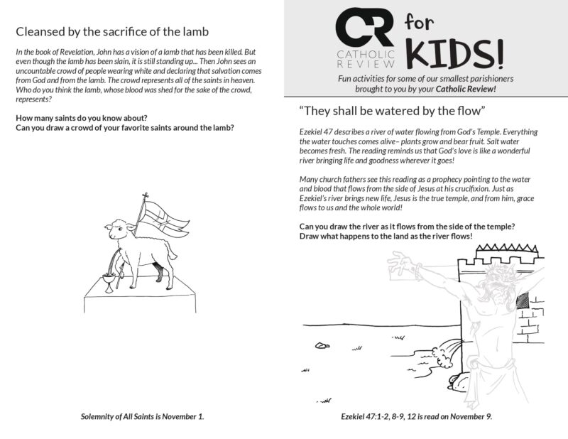catholic review for kids november