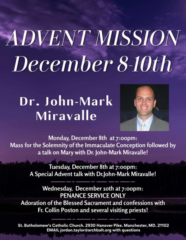 advent mission flyer