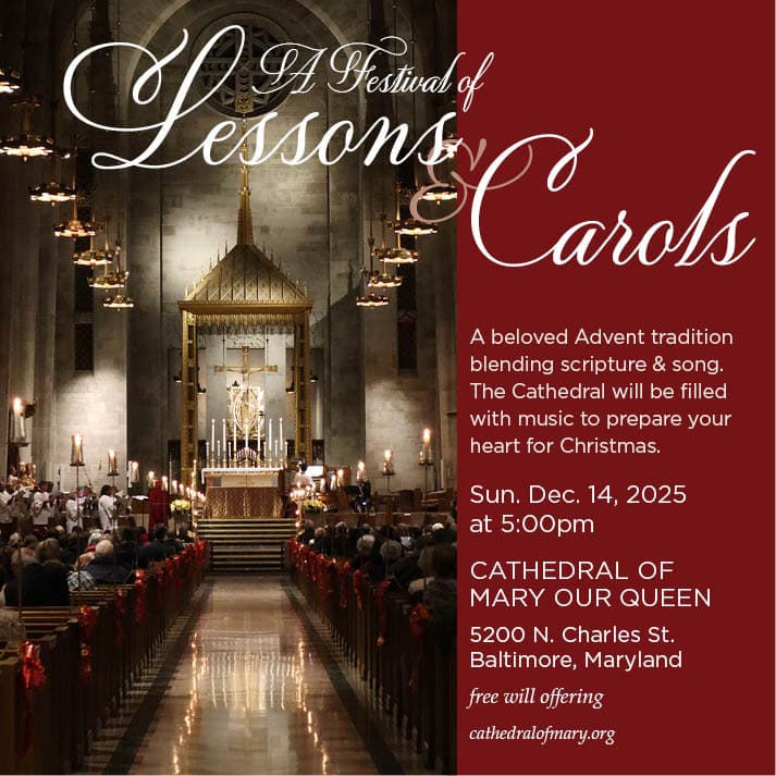 a festival of lessons & carols flyer