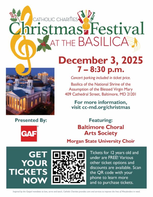 catholic charities christmas festival flyer