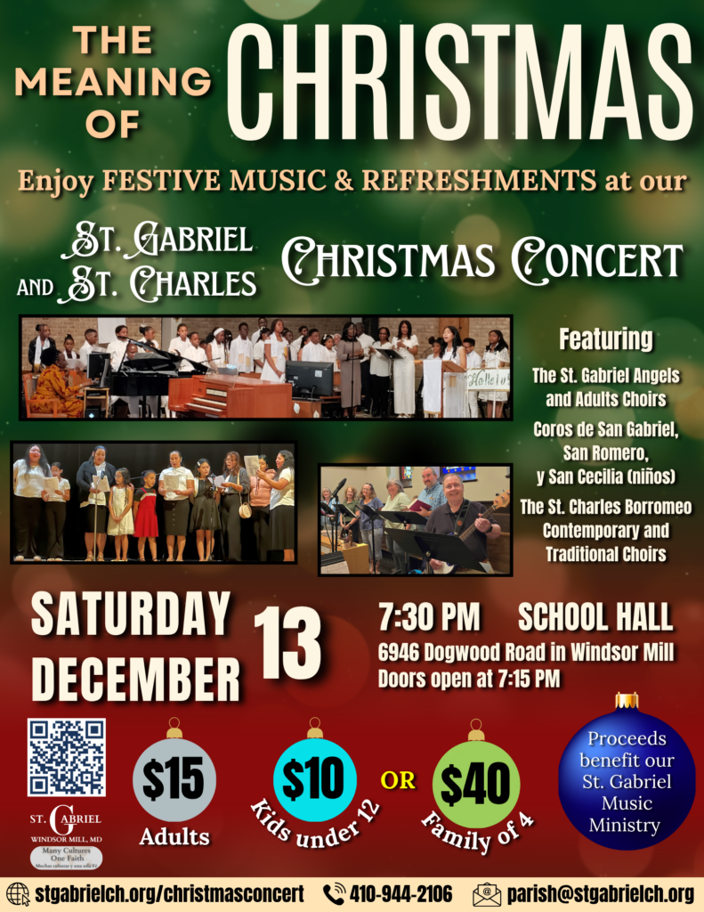 Christmas Concert flyer