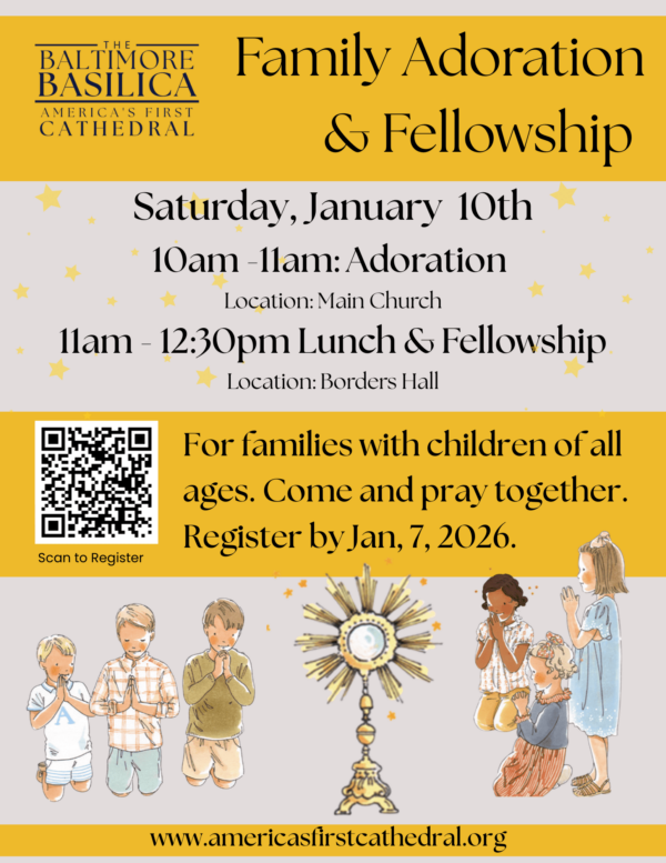 family adoration flyer