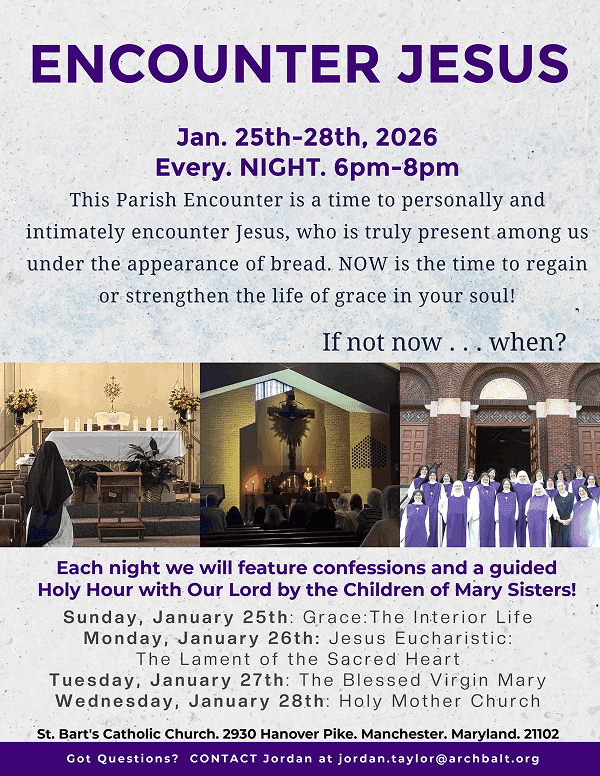 encounter jesus flyer