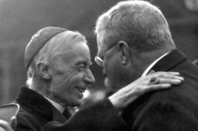 El Cardenal Gibbons y el Presidente Teodoro Roosevelt (Dominio público)