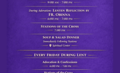 Full day of Eucharistic Adoration