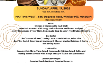 Women of New All Saints Bull and Oyster Roast flyer