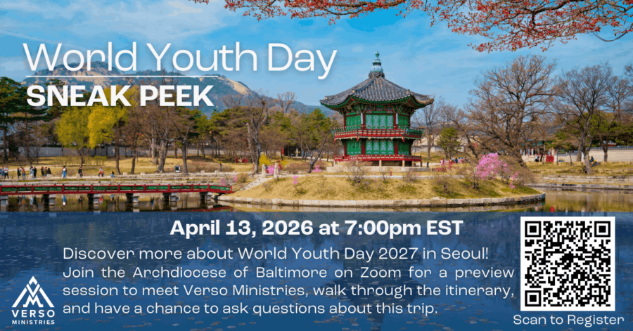 World Youth Day Sneak Peek flyer