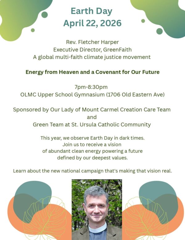 earth day talk flyer