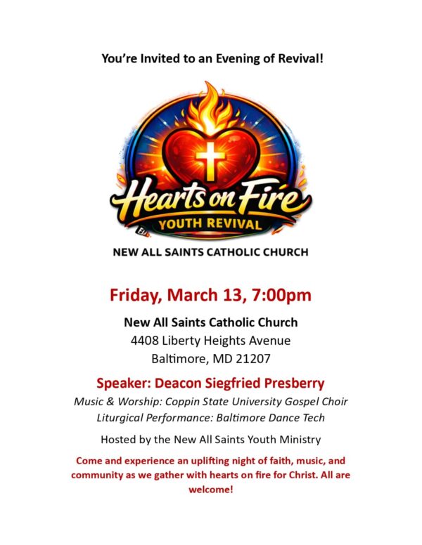 hearts on fire youth revival flyer